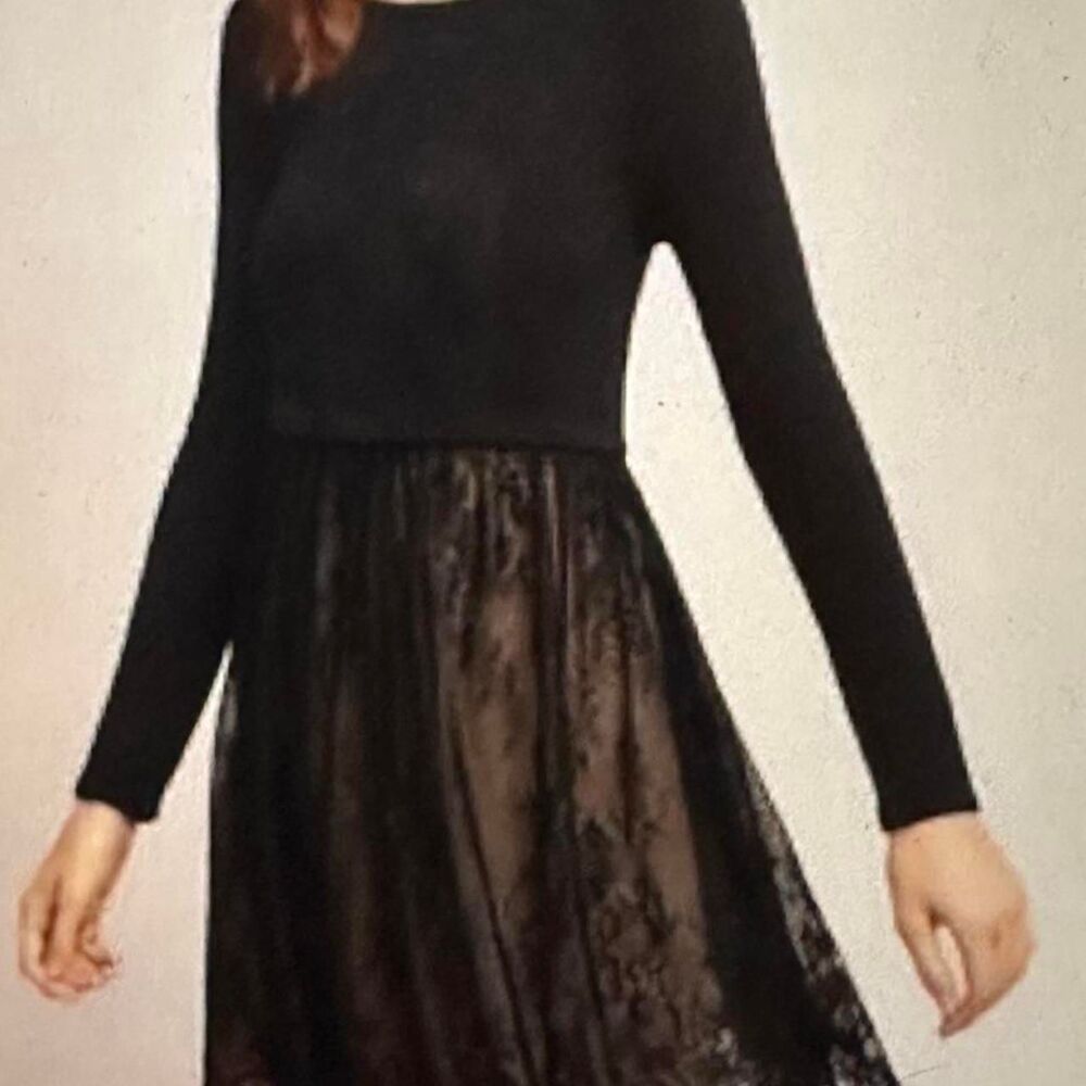 Anthropologie Black Dress